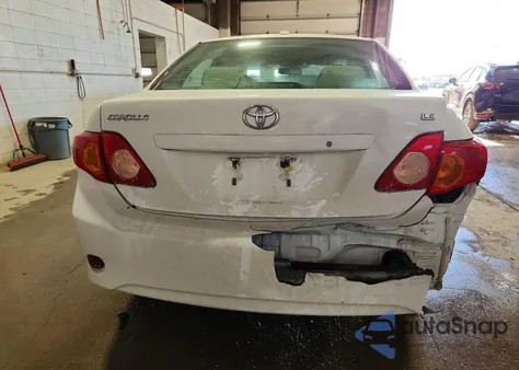 2009 Toyota Corolla Base z USA, uszkodzony, nr VIN 2T1BU40E19C021362
